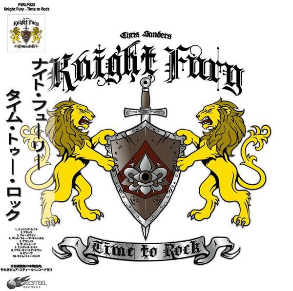 Knight Fury ( Chris Sanders / Dave Ellefson / Ken Mary / William King ) - Time To Rock Gatefold hand Numbered To 525 Copies