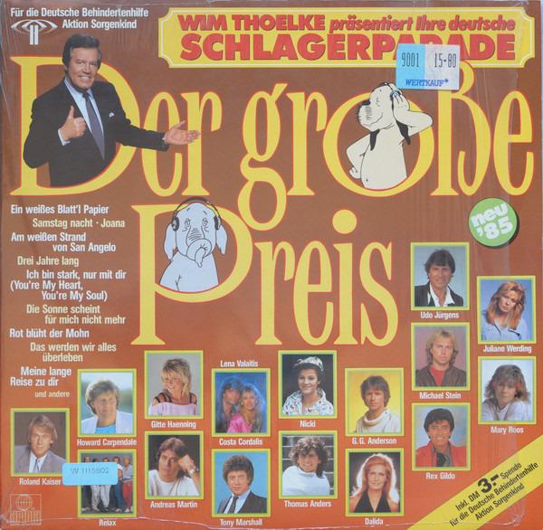 Various - Der Große Preis (Wim Thoelke Präsentiert Ihre Deutsche Schlagerparade - Neu '85) ROLAND KAISER UDO JÜRGENS