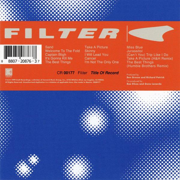 Filter - Title Of Record 20TH ANNIVERSARY EDT