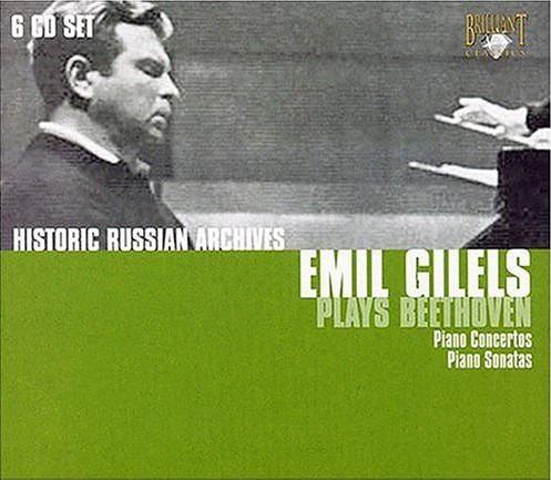 Gilels, Emil - Historic Russian Archives • Emil Gilels Plays Beethoven 6 CD`s