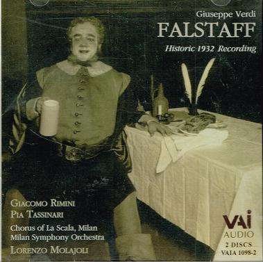 Verdi, Giuseppe / Rimini / Tassinari - Falstaff