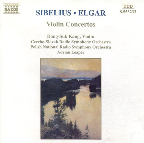 Sibelius - Elgar / Dong-Suk Kang, Adrian Leaper - Violin Concertos