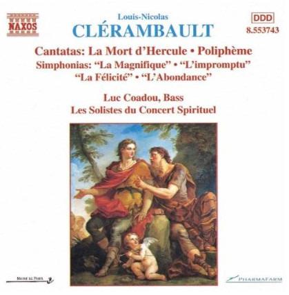 Louis-Nicolas Clérambault - Cantatas And Simphonias