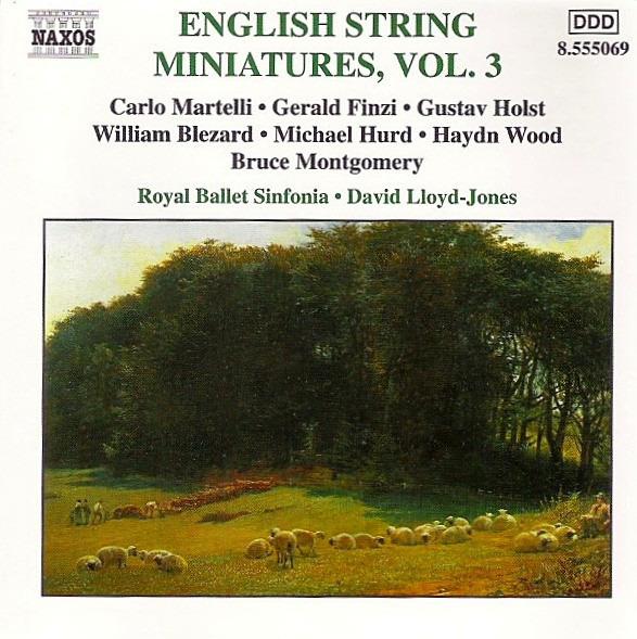 Royal Ballet Sinfonia / Lloyd-Jones, David - English String Miniatures, Vol. 3