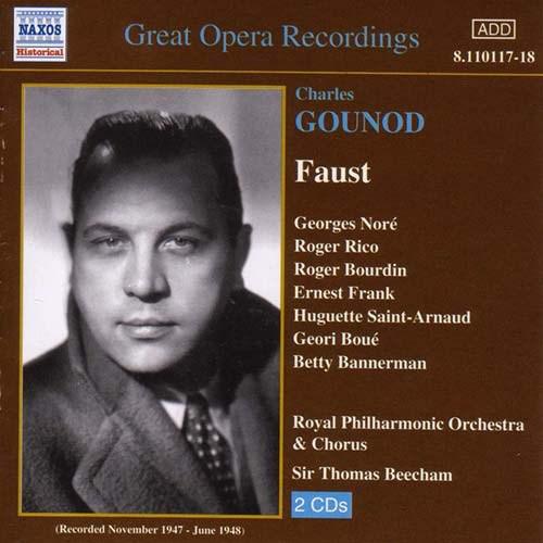 Gounod, Charles - Great Opera Recordings - Faust