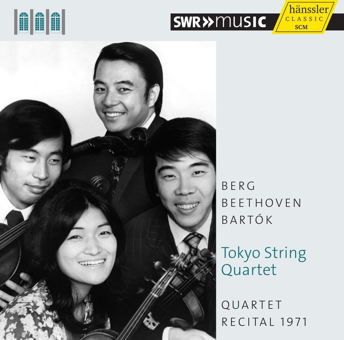 Berg / Beethoven Bartok - Tokyo String Quartet - Quartet Recital 1971