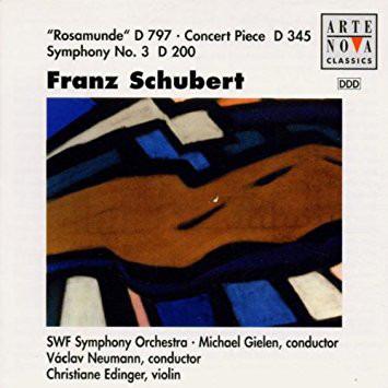 Franz Schubert Christiane Edinger - Rosamunde Concert Piece For Violin & Orchestra, Symphony No. 3
