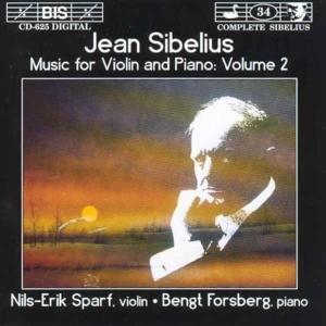 Sibelius- Sparf Forsberg - Music For Violin And Piano, Volume 2