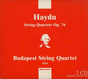 Haydn / Budapest String Quartet - String Quartets Op.76 REMASTERED
