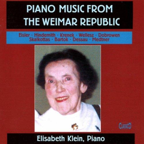 Klein, Elisabeth - Weimar Republic / Piano Music