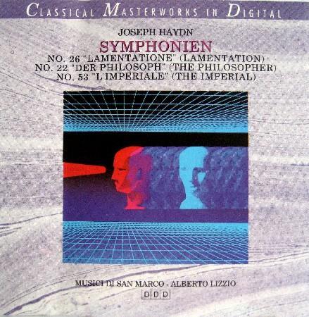 Haydn (Lizzio) - Symphonien 22,26,53