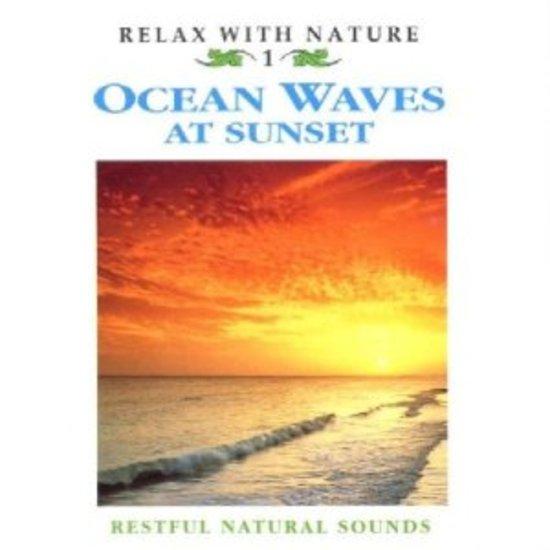 Restful Natural Sounds - Ocean Waves at Sunset