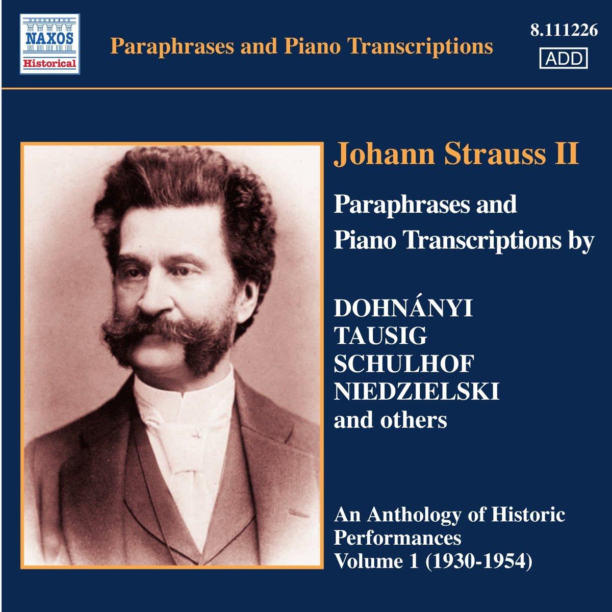 VA - Paraphrases and Piano Transcriptions - Johann Strauss II