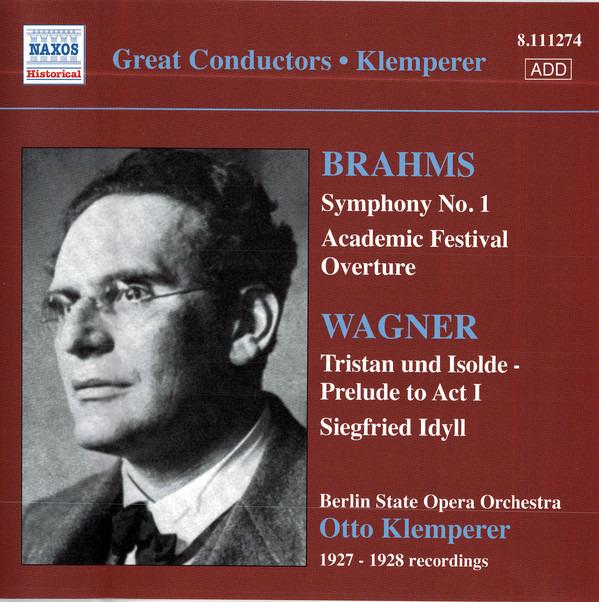 Klemperer, Otto / - Brahms, Wagner, 1927-1928 recordings