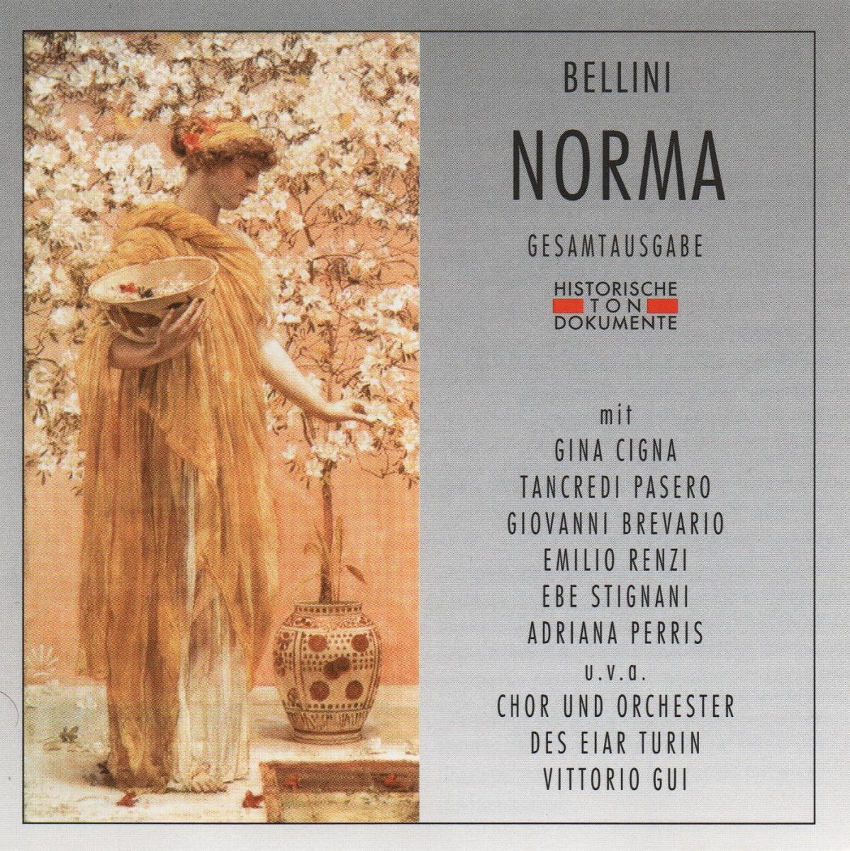 Bellini,Vincenzo - Norma (Gesamtaufnahme(ital.),Aufnahme Turin 1937)