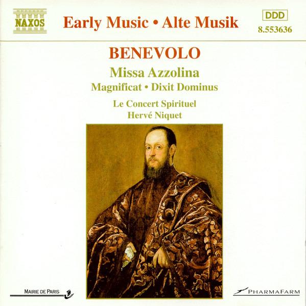 Benevolo - Missa Azzolina and Other Sacred Music HERVE NIQUET