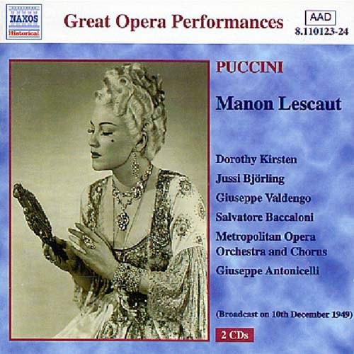 Puccini - Manon Lescaut DOROTHY KIRSTEN JUSSI BJÖRLING