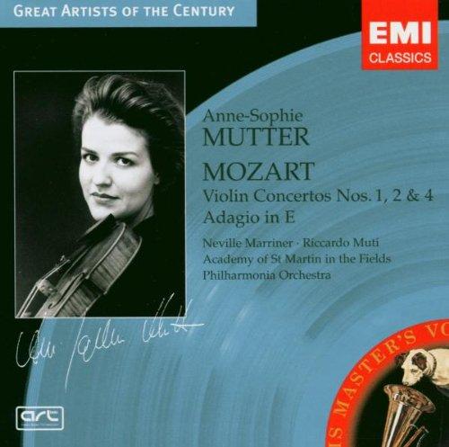 Mutter / MOZART MARIRINER MUTI - Violin Concerto 1,2 & 4