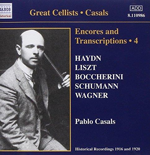 Casals, Pablo - Encores & Transcriptions Vol. 4 WALTER GOLDE